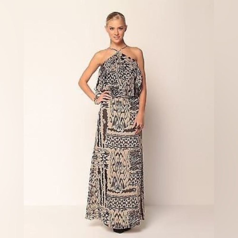 BCBG 100% Silk Maxi Dress